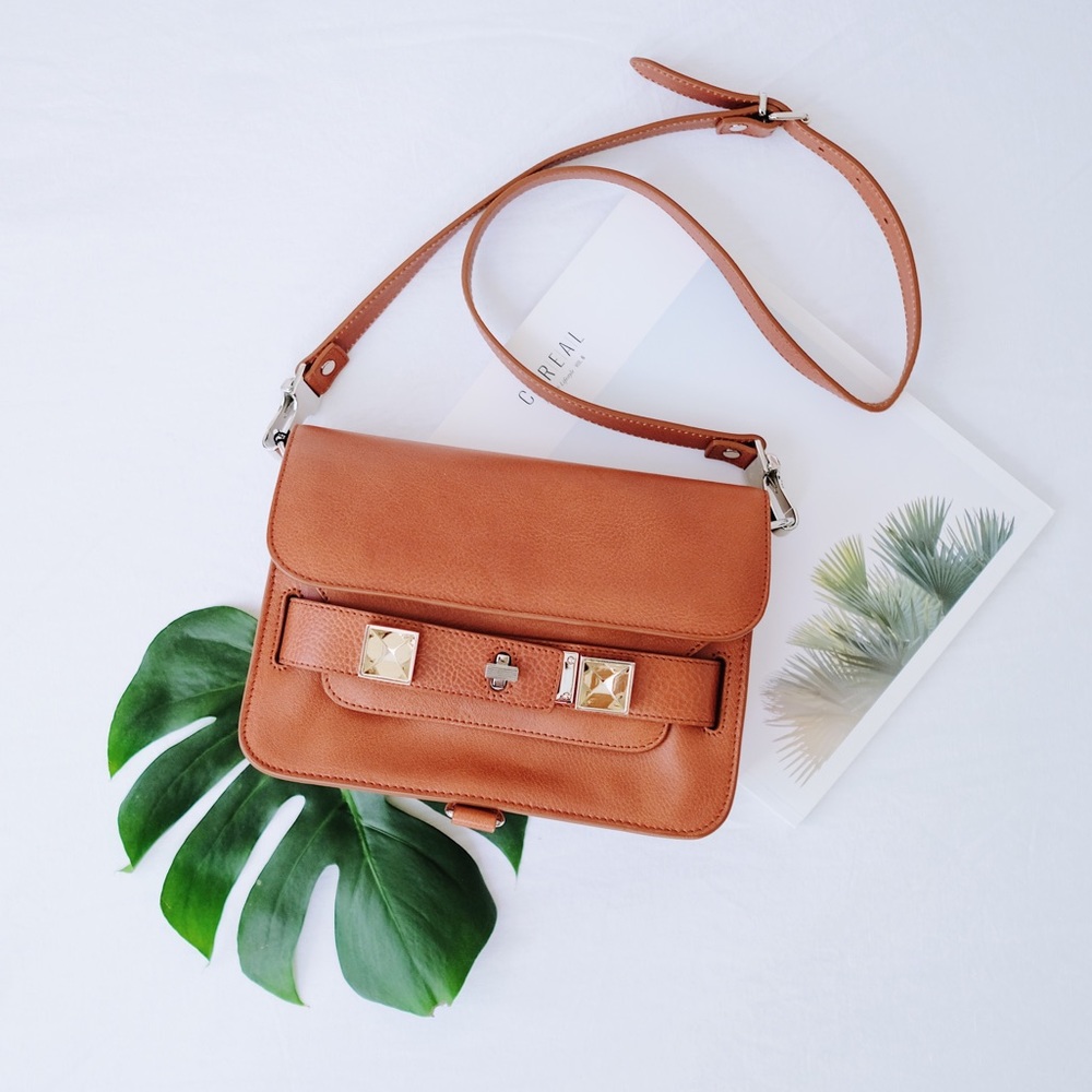 Proenza Schouler PS11 Mini Classic—Saddle